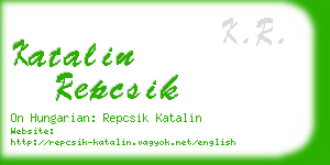 katalin repcsik business card